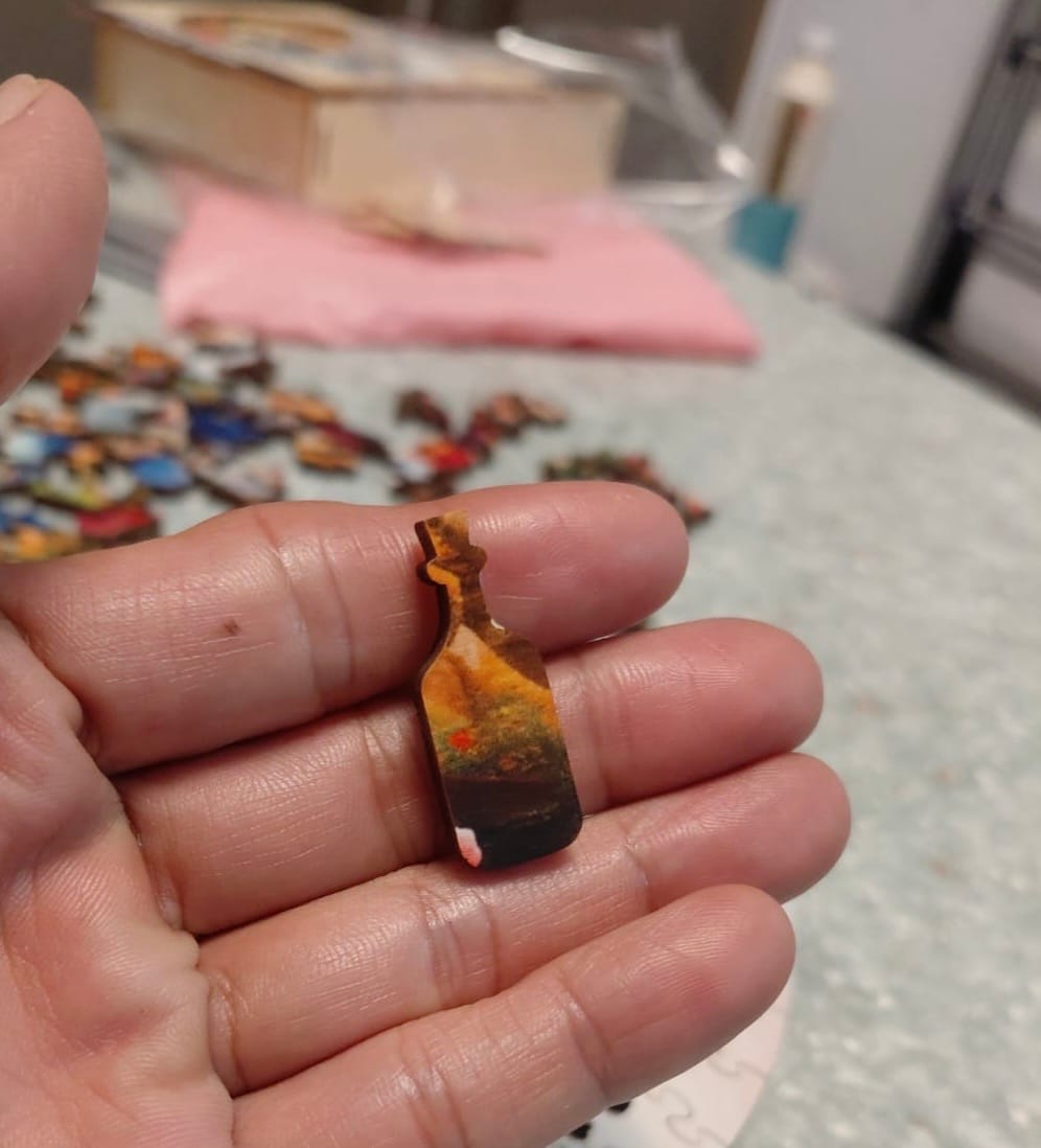 Customer photo review of Portofino - Wooden Puzzle