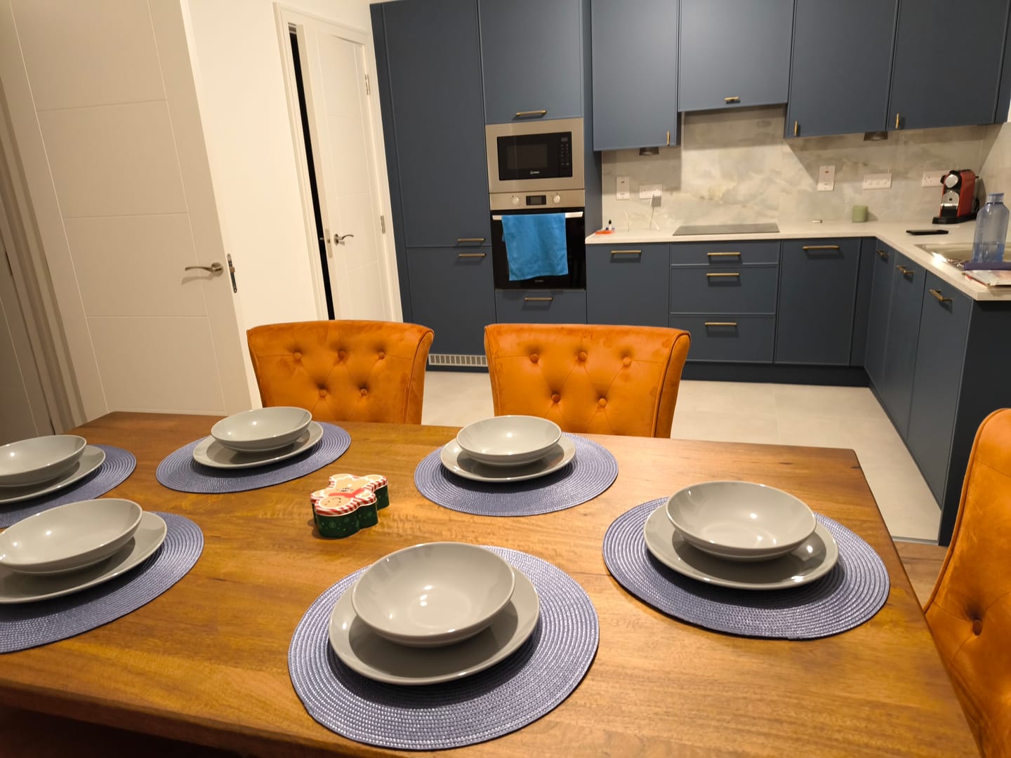 Customer photo review of Kingston Rust Velvet Dining Chair