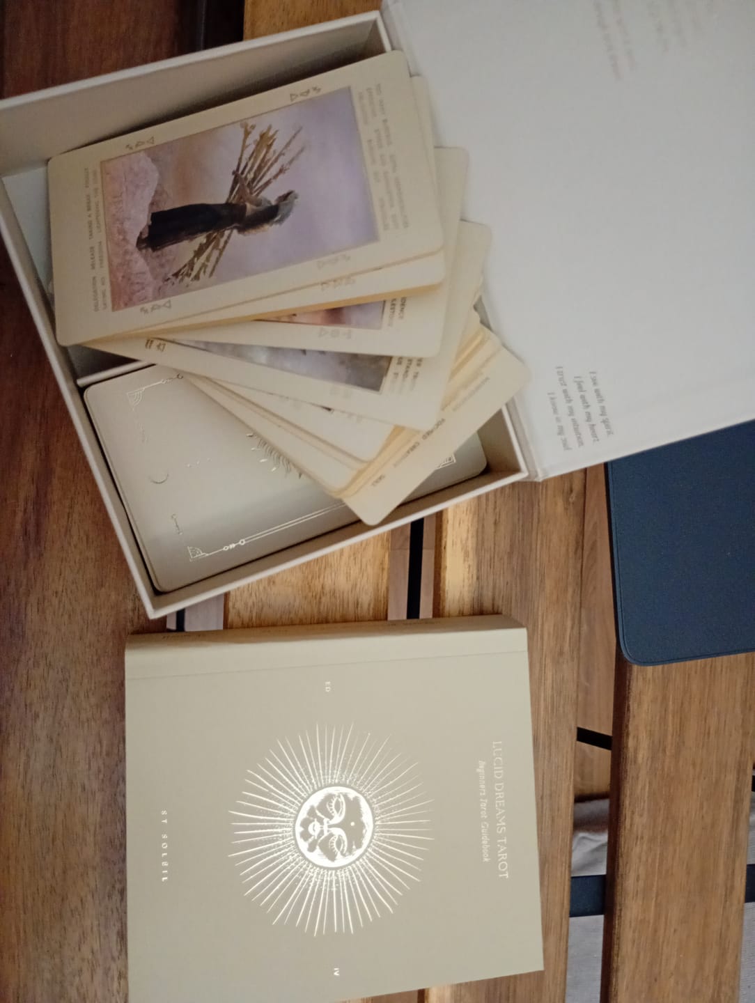 Customer photo review of Lucid Dreams Beginners Tarot • With Keywords™ {EDITION 4}