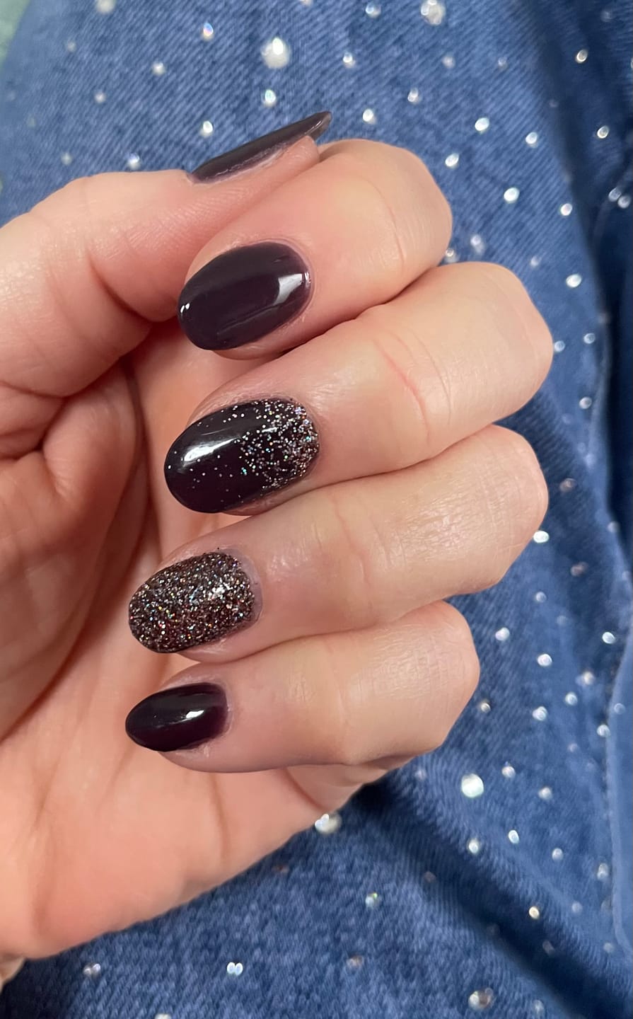 Customer photo review of Stardust Dipping Powder