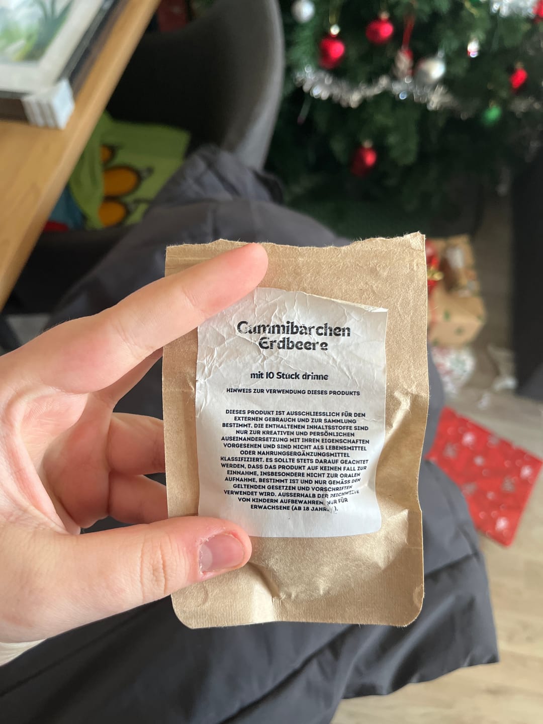 Customer photo review of THC Gummibärchen Erdbeere