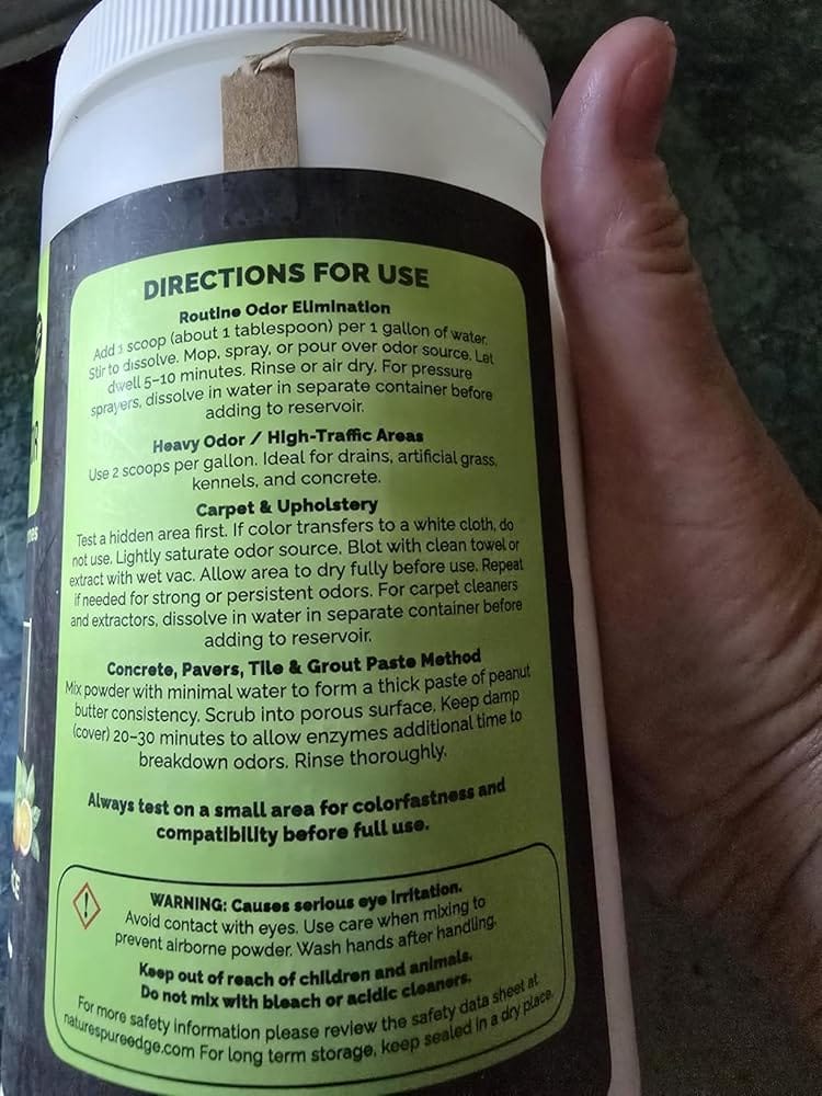 Customer photo review of Kennel Odor Eliminator Concentrate