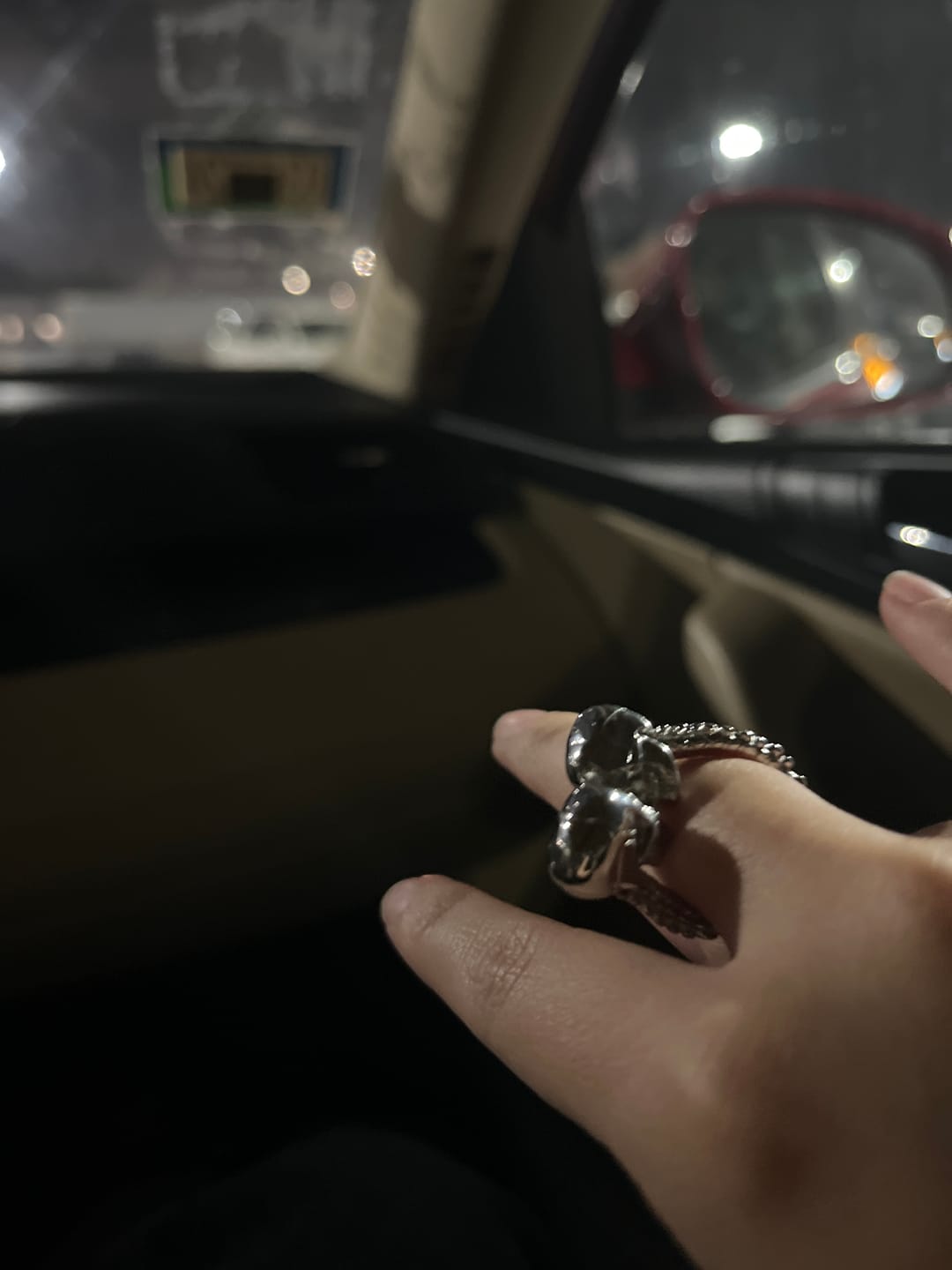 Customer photo review of DEATH WON'T DO US PART RING