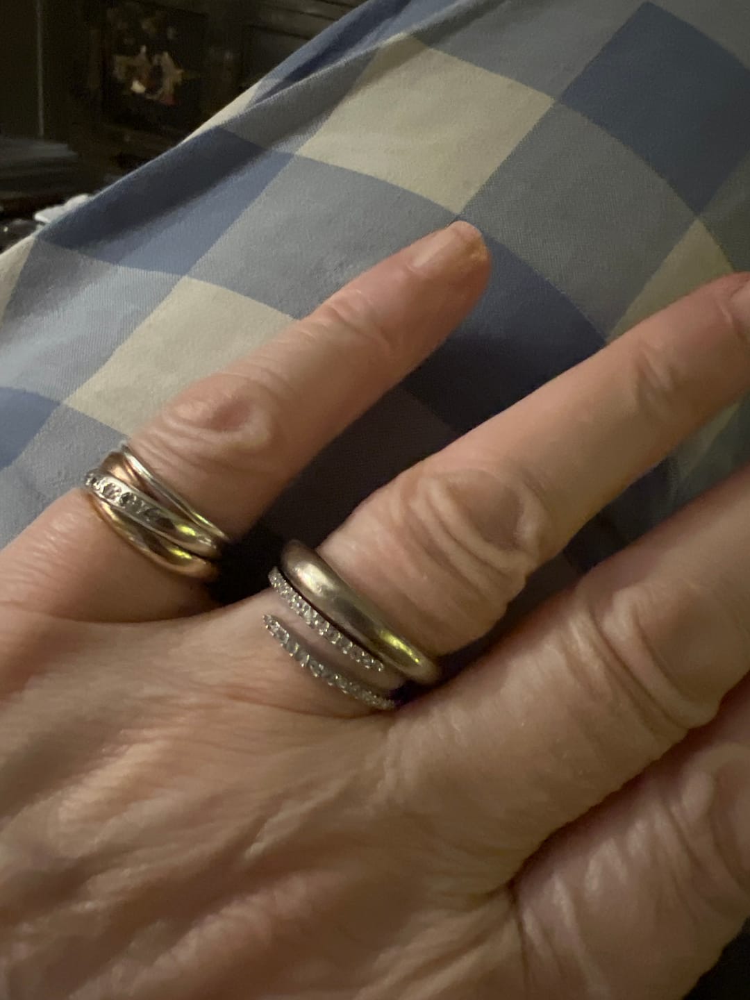 Customer photo review of CZ Wrap Ring
