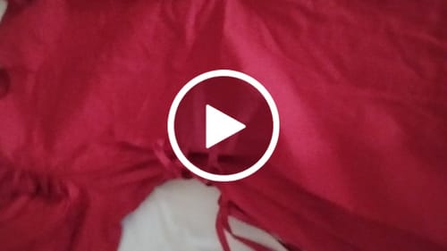 Customer video review of Olivia Mini Dress RED