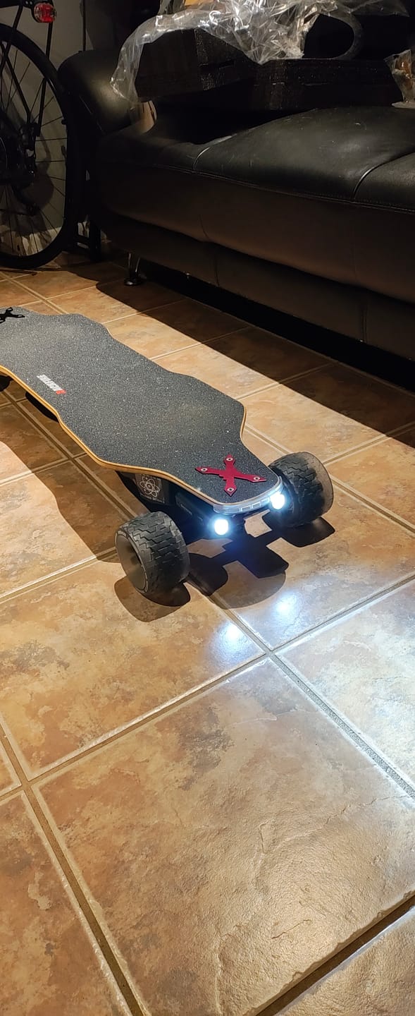 Customer photo review of Backfire Front Light for Electric Longboard -Gen II