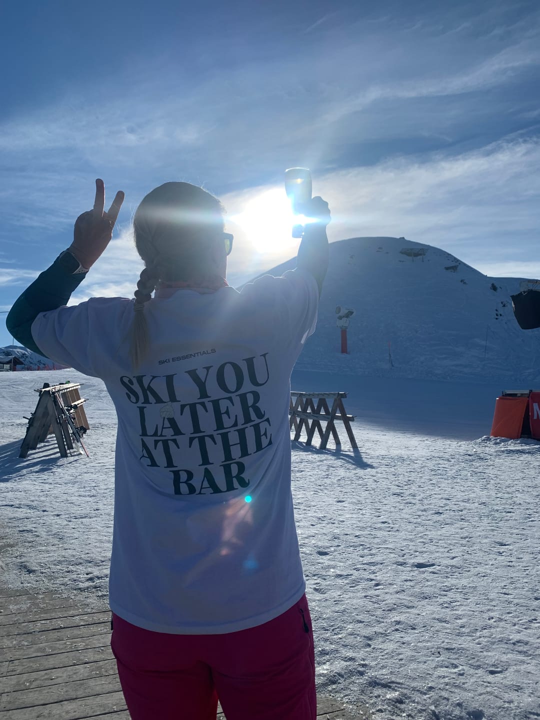 Customer photo review of SKI YOU LATER - Tee