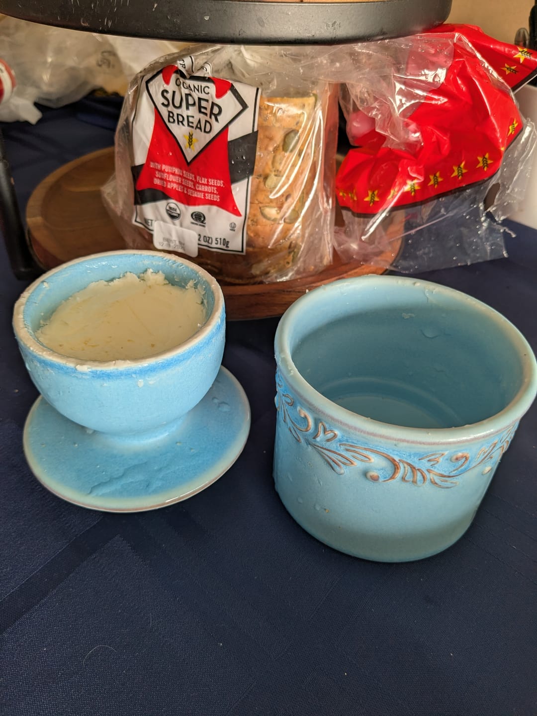 Customer photo review of Bleu Clair Antique Butter Bell Crock (Light Blue) - LIMITED STOCK AVAILABLE