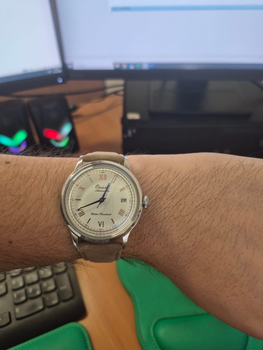 Customer photo review of Reloj Orient RA-AC0027S Bambino 40.5mm Automático [75th Edición Limitada]
