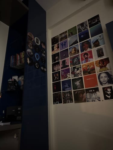 Customer photo review of PLAYLIST - ALBUM COVER PRINTS - CUSTOM WALL COLLAGE POSTERS