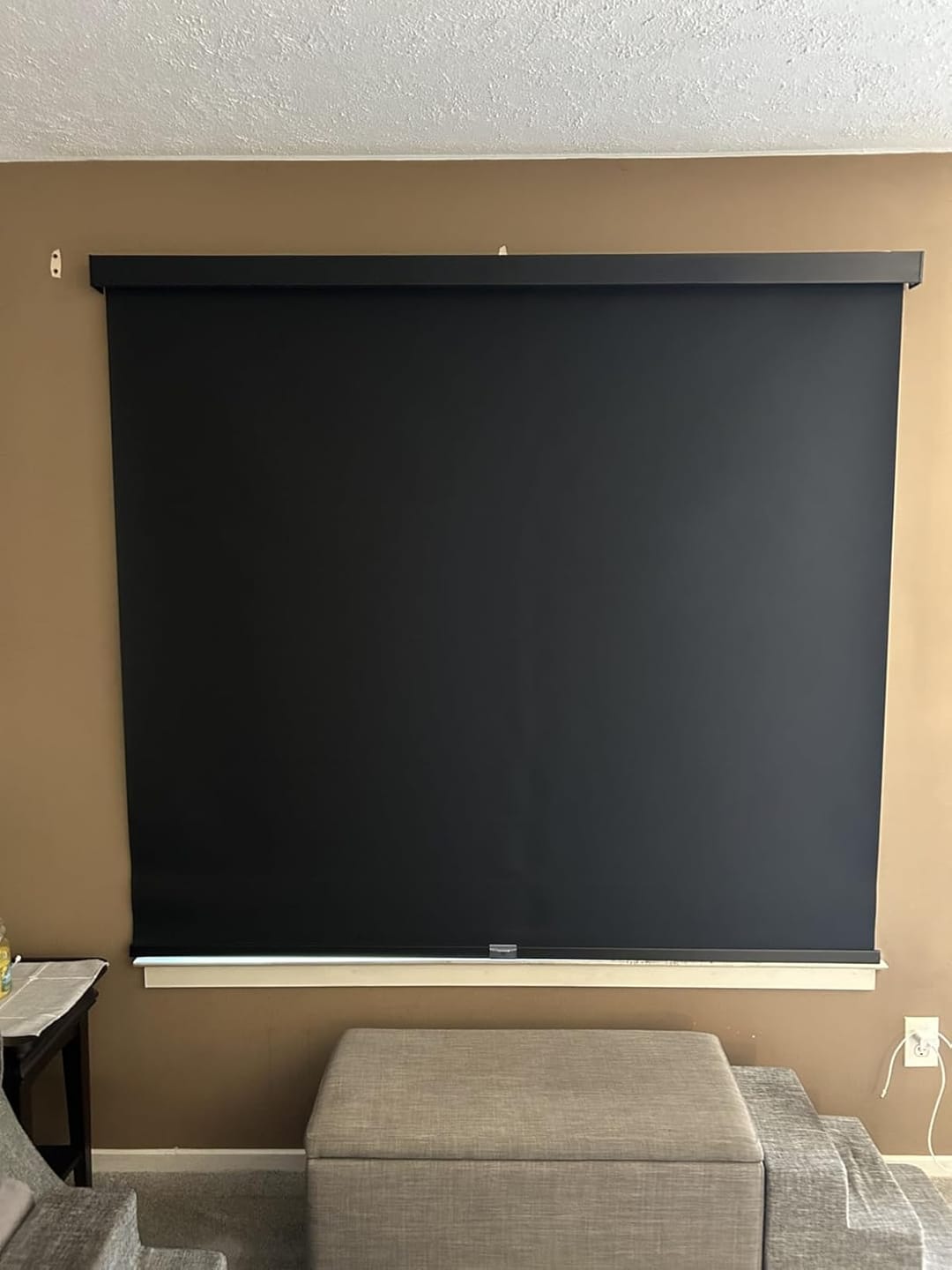 Customer photo review of Custom Blackout Roller Shades