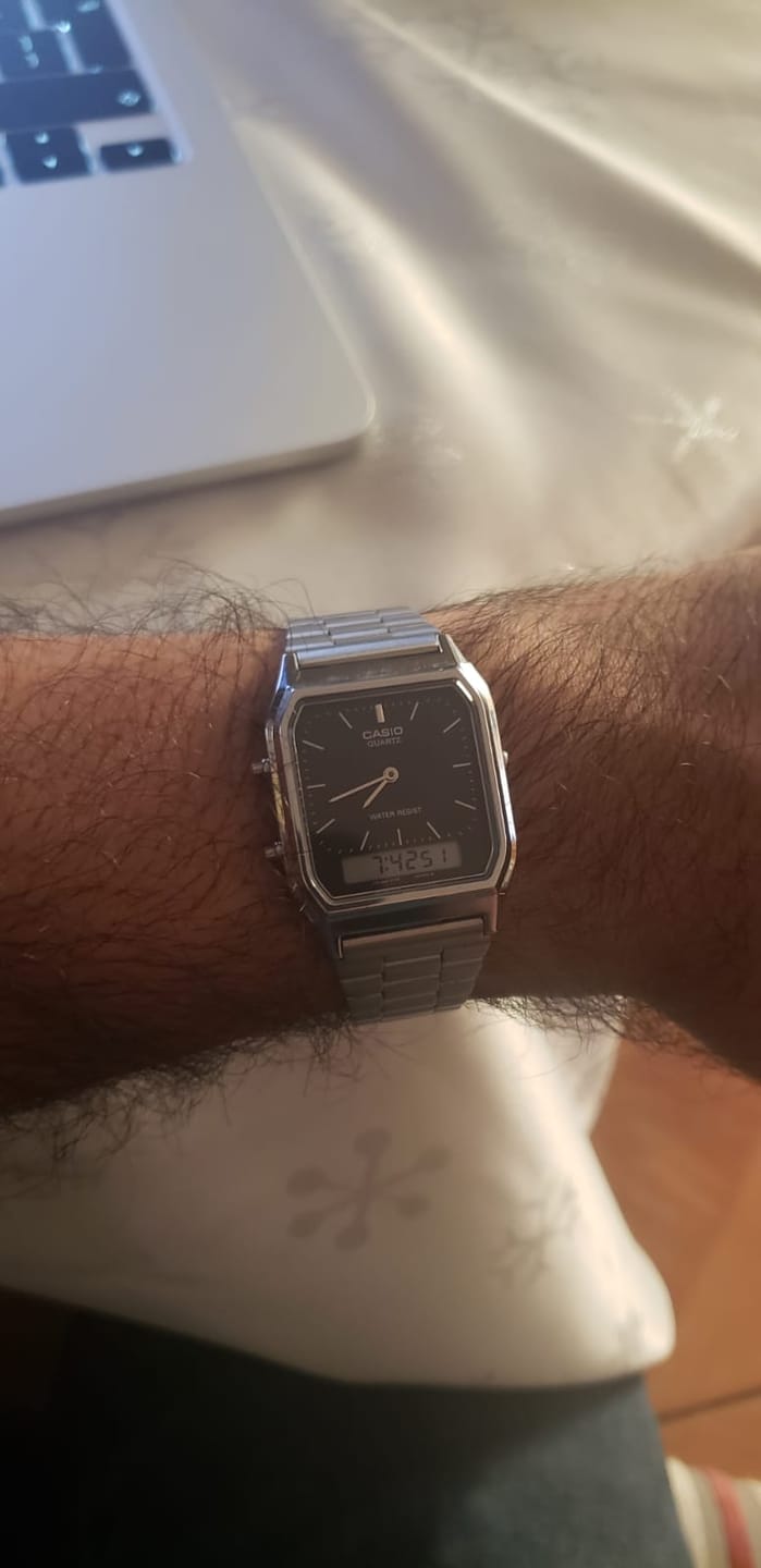 Customer photo review of Reloj Casio Vintage AQ-230A-1DMQ Dial Negro