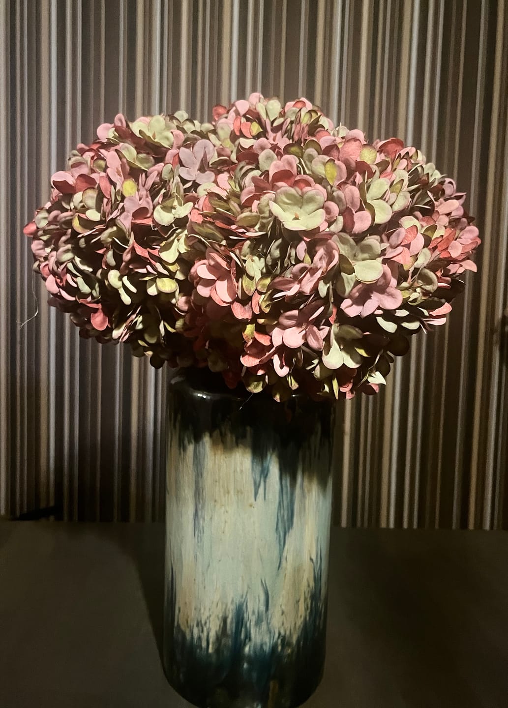Customer photo review of Grote Zijden Hortensia - Paars