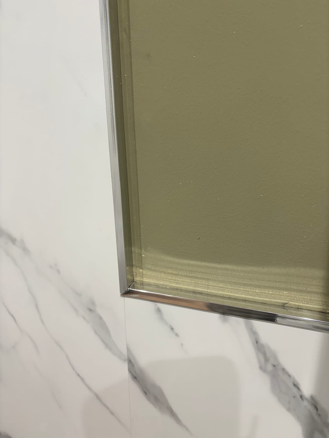 Customer photo review of 10mm Chrome Internal Corner Trim