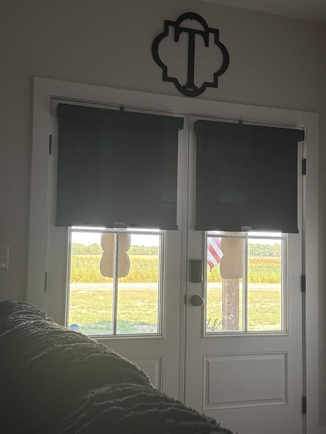 Customer photo review of Custom Blackout Roller Shades