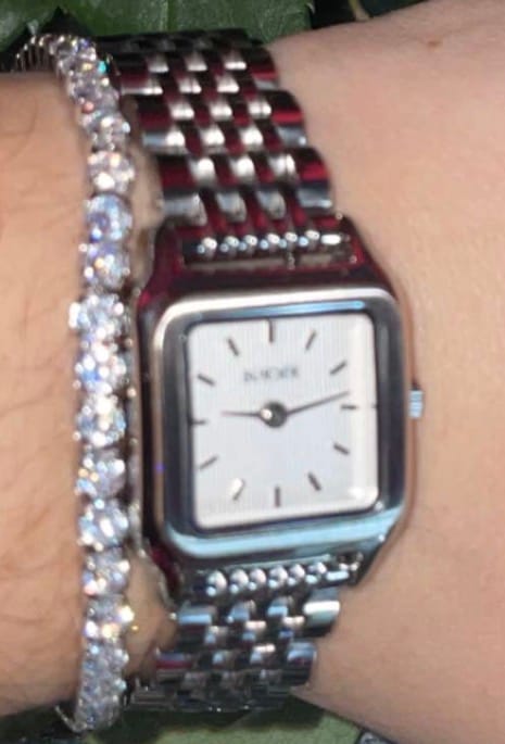 Customer photo review of Ava Silver Bracelet