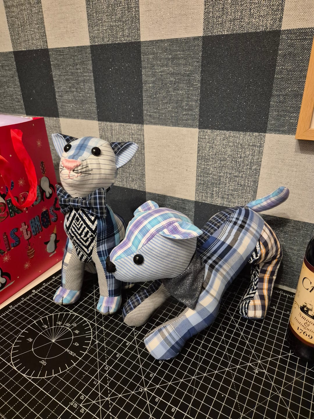 Customer photo review of Mrs. Quilty Plushies – Bundle of 14 Quilted Patterns