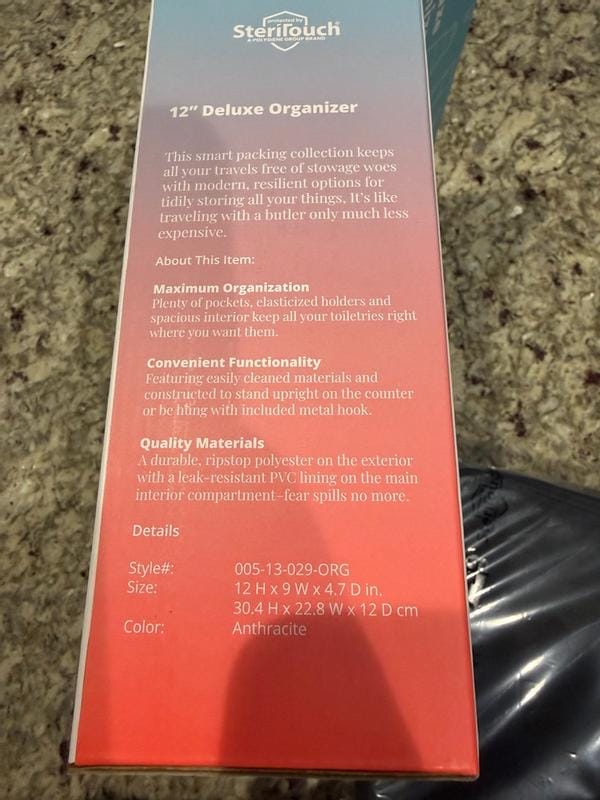 Customer photo review of Deluxe Organizer