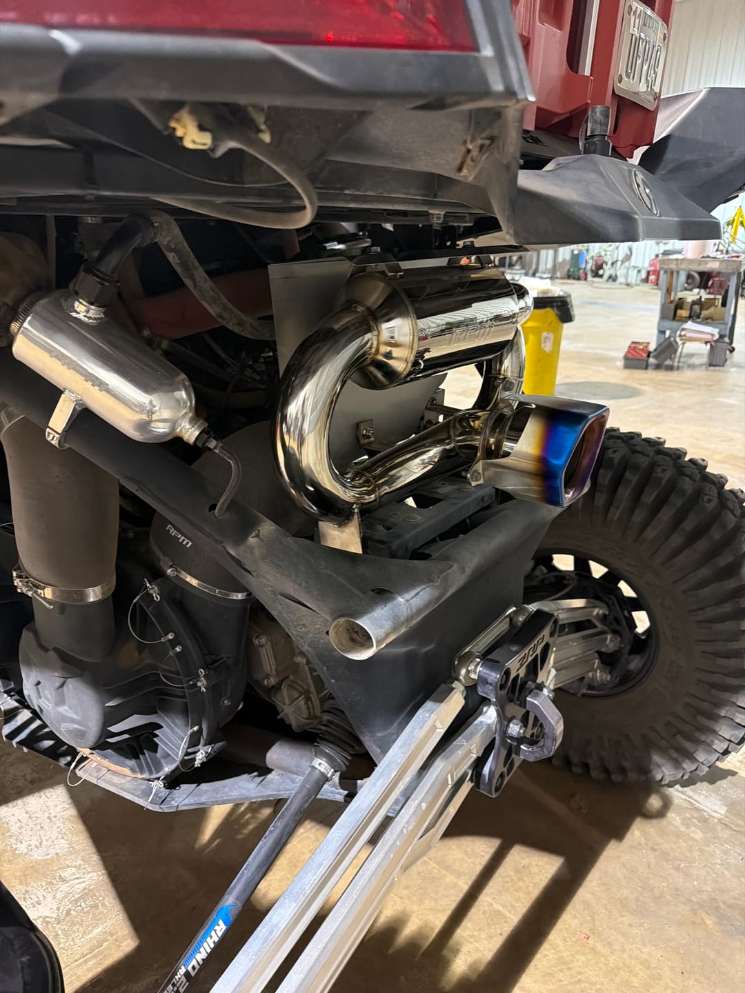 Customer photo review of RPM Can-Am X3 Stainless Replacement Colored Tip