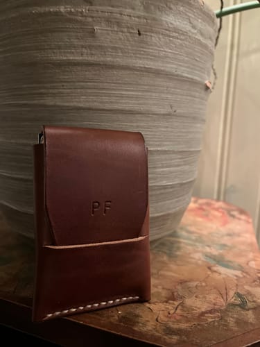 Customer photo review of Slimmad plånbok i äkta läder