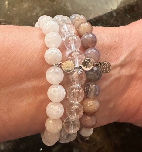Customer photo review of Botswana Agate Bracelet
