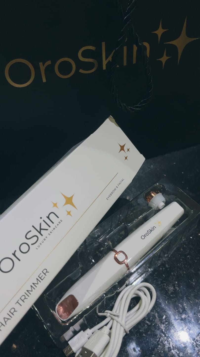 Customer photo review of OroSkin 2-in-1 Eyebrow & Facial Trimmer