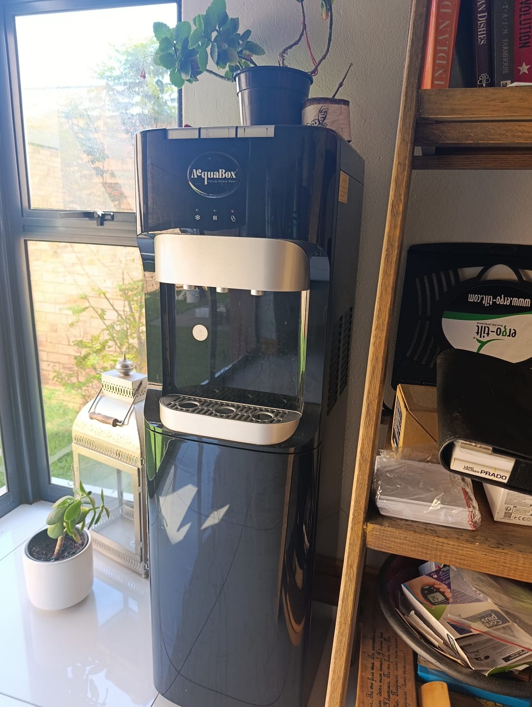 Customer photo review of AcquaBox 20L Mineral Water Refill for AcquaCooler By Mountain Falls