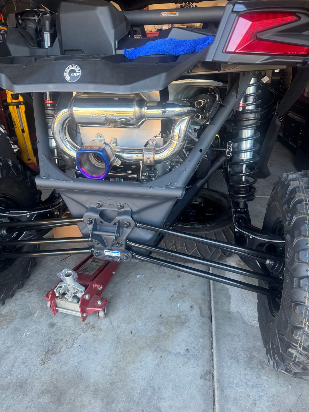 Customer photo review of RPM Can-Am X3 Stainless Replacement Colored Tip
