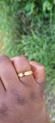 Customer photo review of "Gewiss, mit der Erschwernis, kommt die Erleichterung" Ring