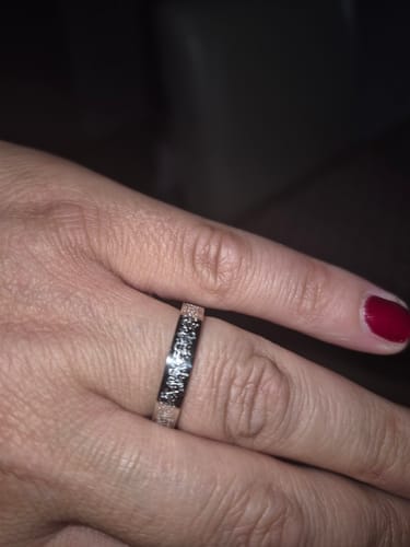 Customer photo review of "Gewiss, mit der Erschwernis, kommt die Erleichterung" Ring