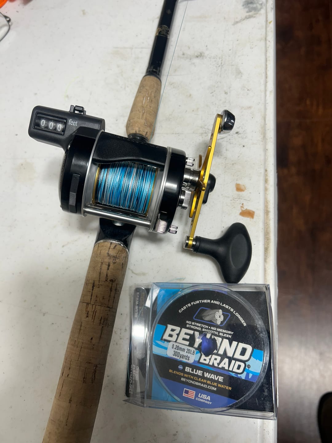 Customer photo review of Blue Wave 300-2000 Yard Spools