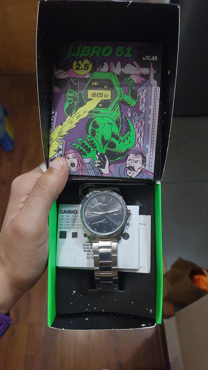 Customer photo review of Reloj Casio Análogo MTP-1302D-1A1V Negro 38,5mm