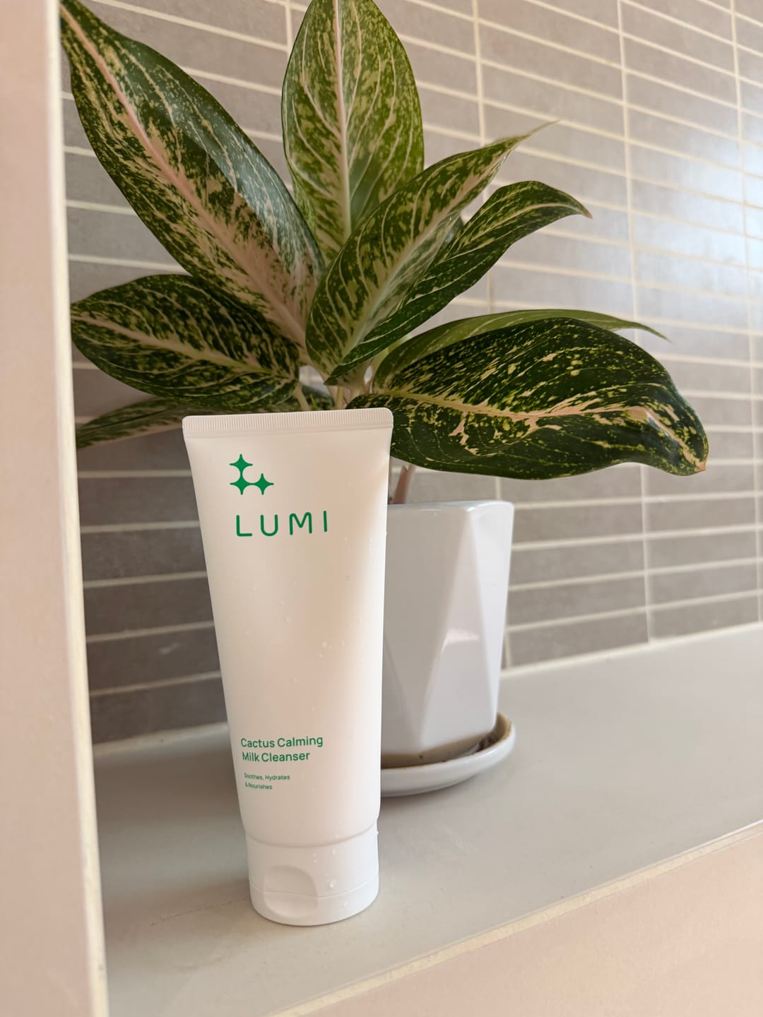 Customer photo review of Cactus Calming Milk Cleanser