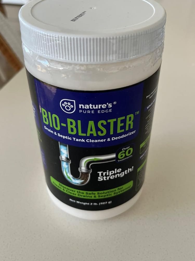 Customer photo review of Bio-Blaster Drain and Septic Cleaner