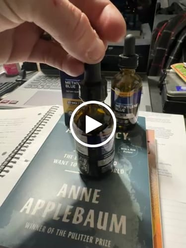Customer video review of Pharma-Grade Methylene Blue Tincture Supplements – Enhance Focus, Memory & Cognitive Energy