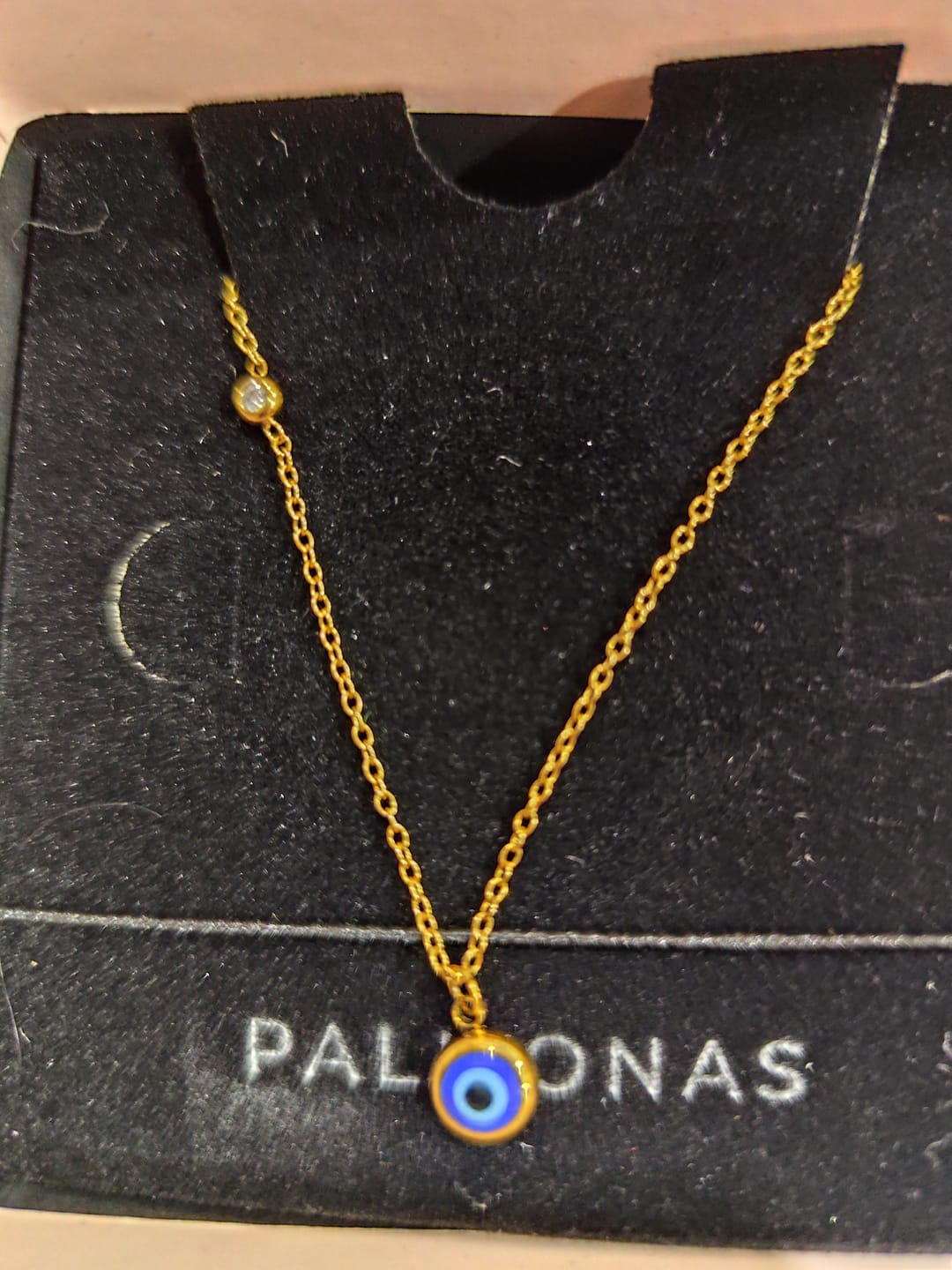 Customer photo review of Evil Eye Necklace