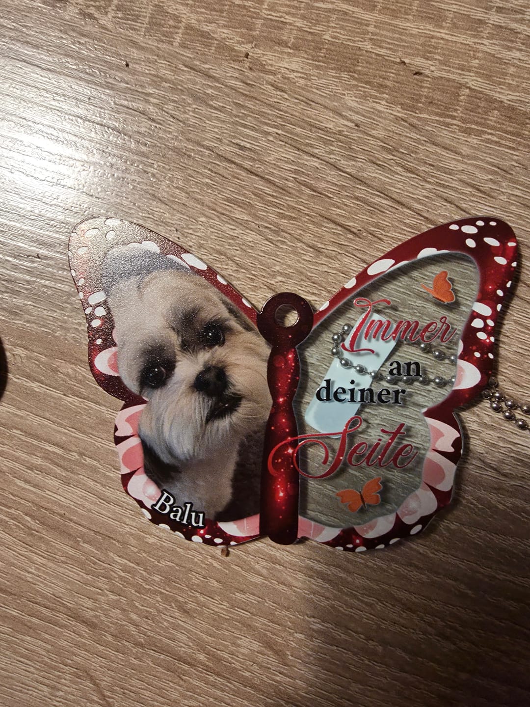 Customer photo review of Schutzengel - Individueller Rückspiegel Anhänger