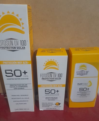 Customer photo review of Protector Solar Fotosun Kit Protección Solar