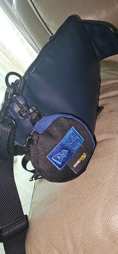 Customer photo review of New Era Cordura Mystery Blue Coins Bag