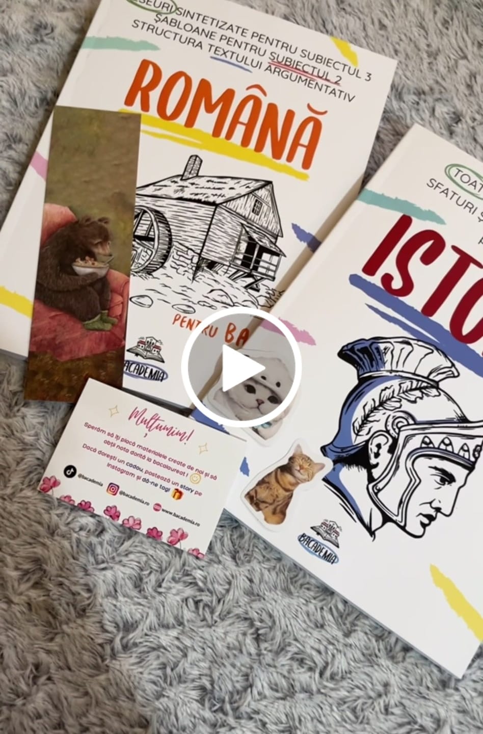 Customer video review of Pachet Bacalaureat (Română + Istorie) Bacademia