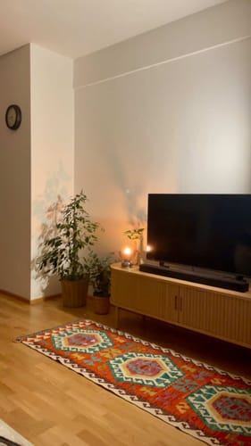 Customer photo review of Woolen Floor Runner 6'4x2’3