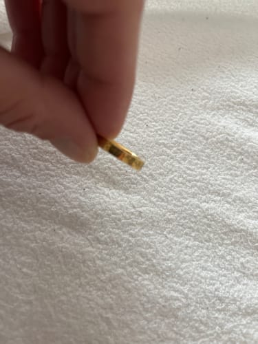 Customer photo review of "Gewiss, mit der Erschwernis, kommt die Erleichterung" Ring