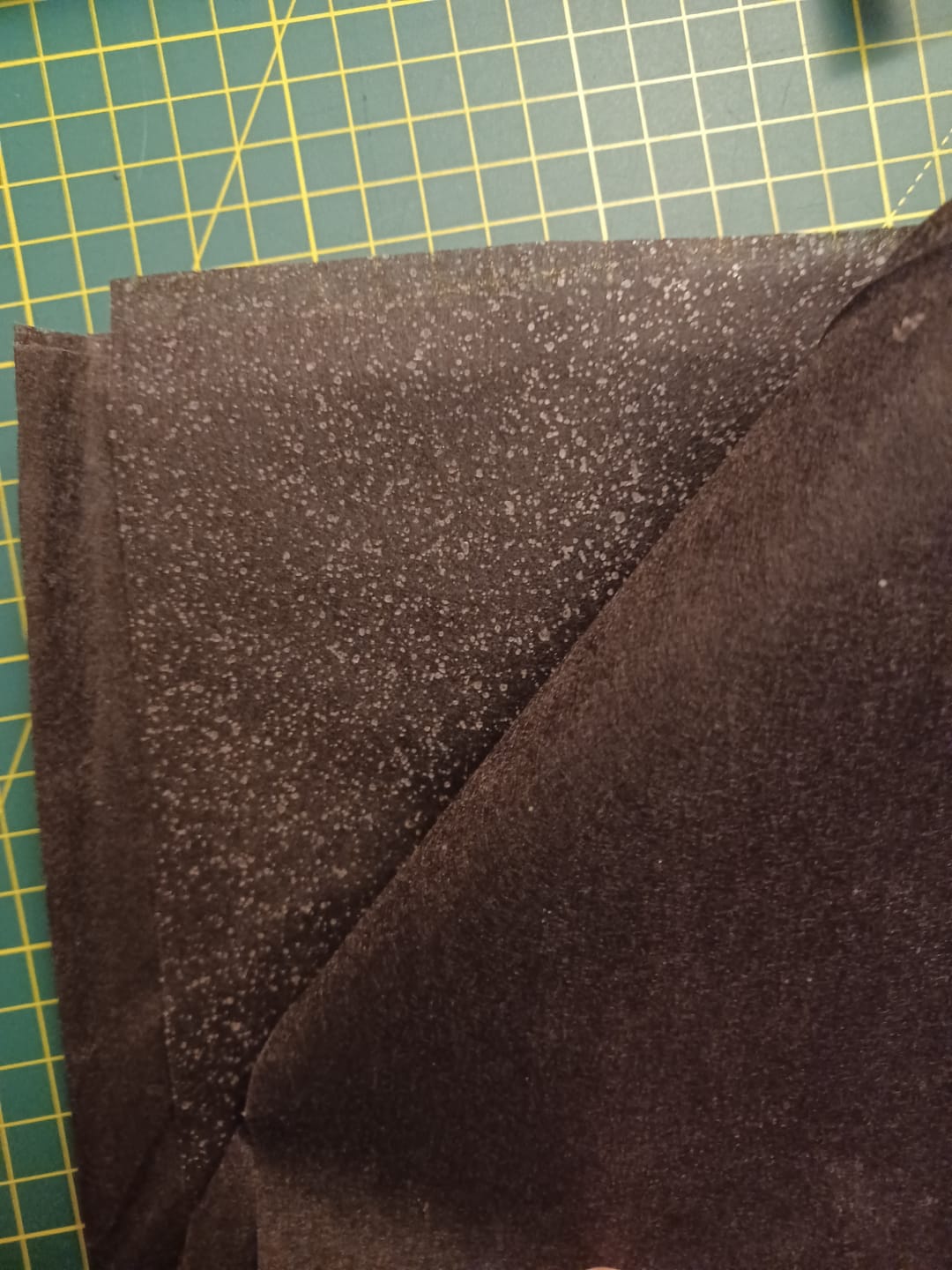 Customer photo review of Black Iron on Interfacing - Medium Weight