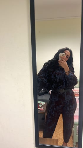 Customer photo review of Σετ velvet τζάκετ και παντελόνι