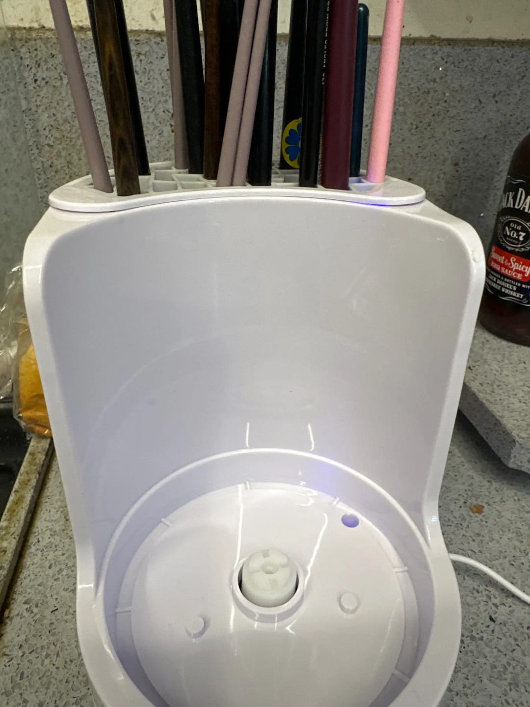 Customer photo review of Electric Brush Cleaner  Fast Clean And Dry
