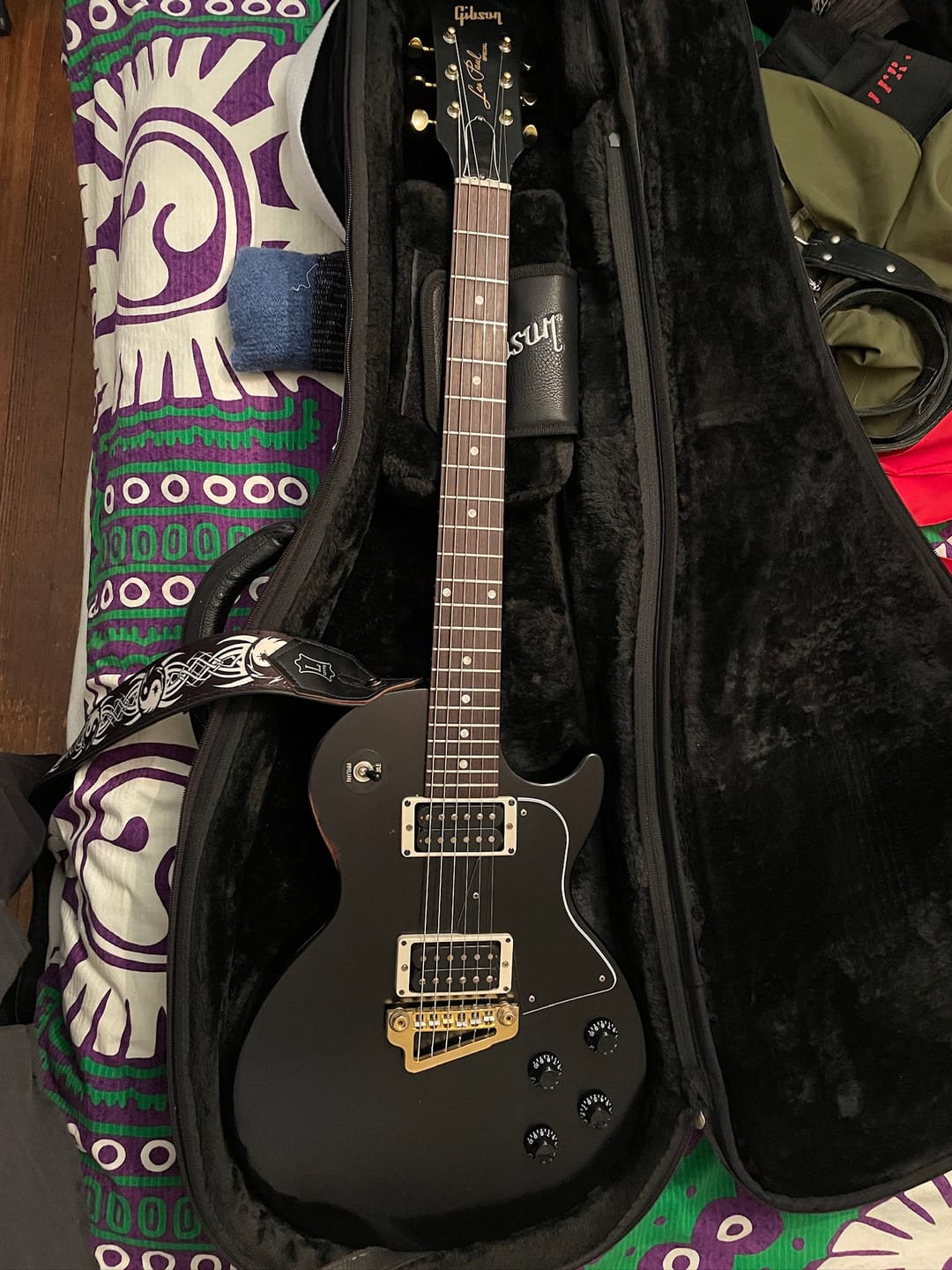 Customer photo review of BabyGrand Guitar Bridge