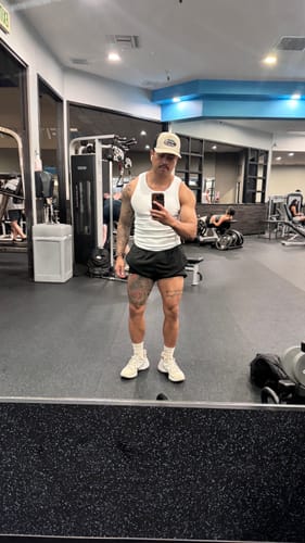 Customer photo review of Premium Ultra-Soft Cotton Fitted Tank 3 Pack