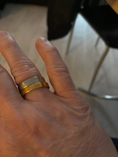 Customer photo review of "Gewiss, mit der Erschwernis, kommt die Erleichterung" Ring
