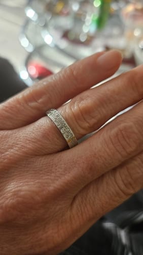 Customer photo review of "Gewiss, mit der Erschwernis, kommt die Erleichterung" Ring