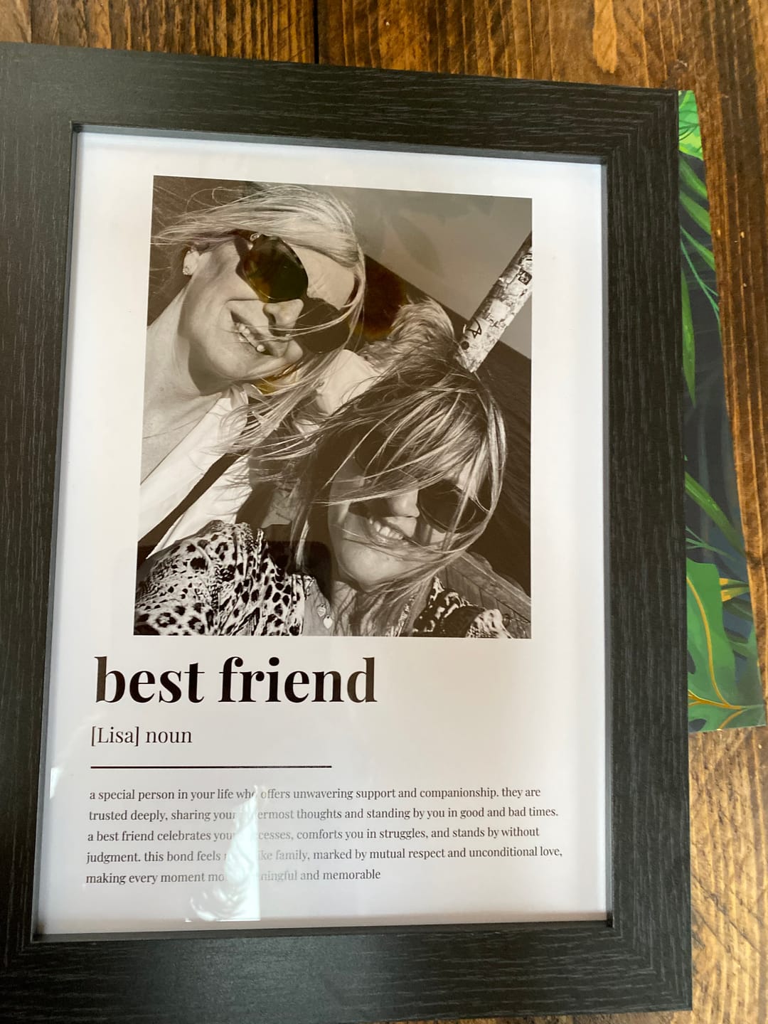 Customer photo review of Personalised Friendship Definition Photo Print